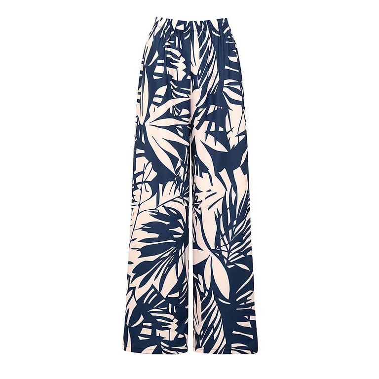 Dbvacay Print Pants One Piece Swimsuit Set