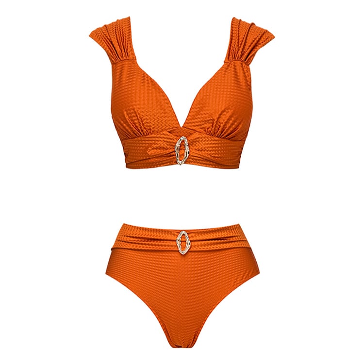 Printed Bikini Swimsuit Set