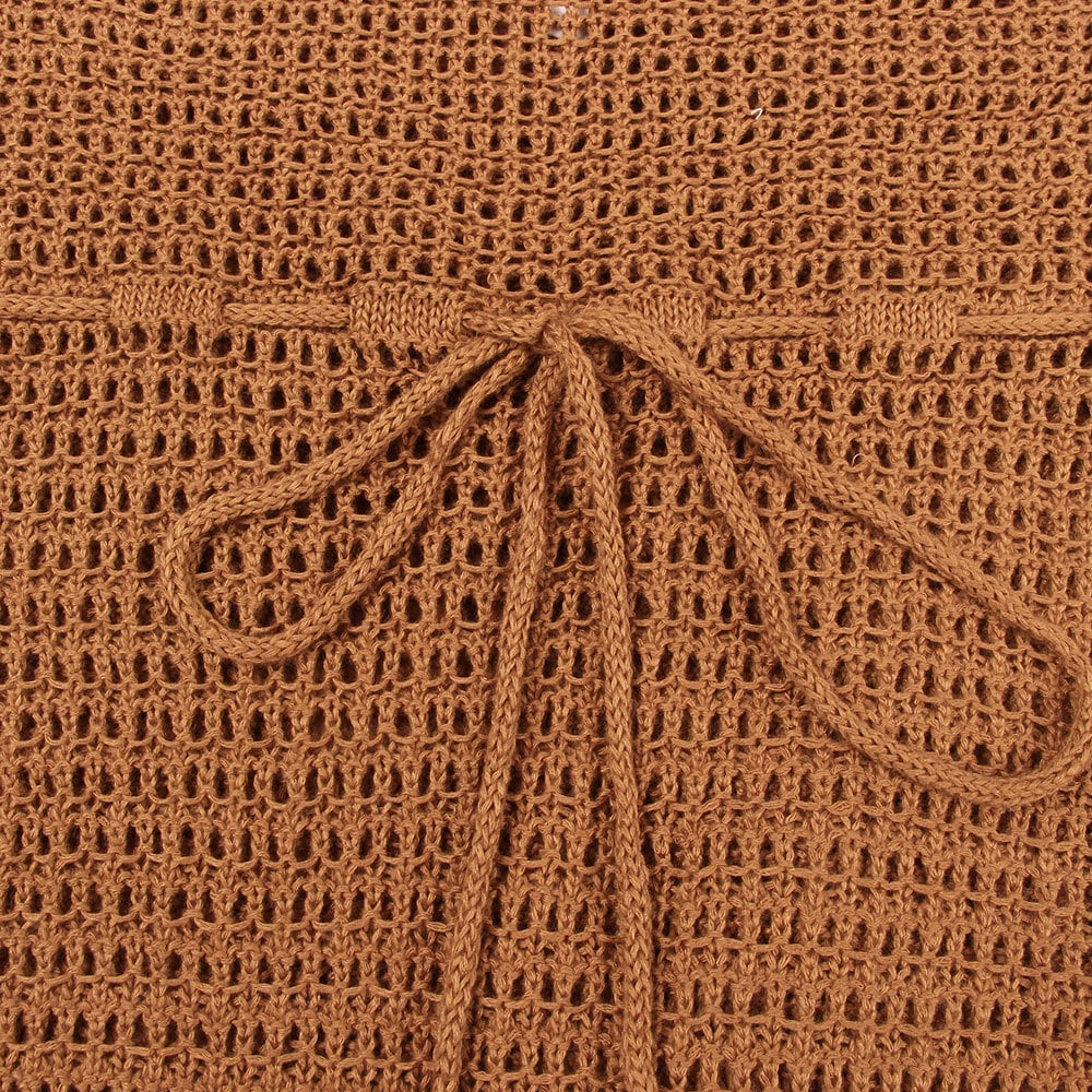 Crochet Tassels Cover-Up Dress