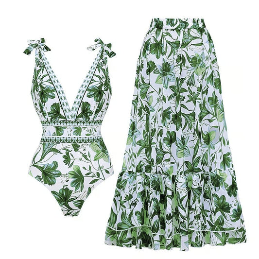Dbvacay  Reversible Tie-shoulder Bikini Swimsuit Set