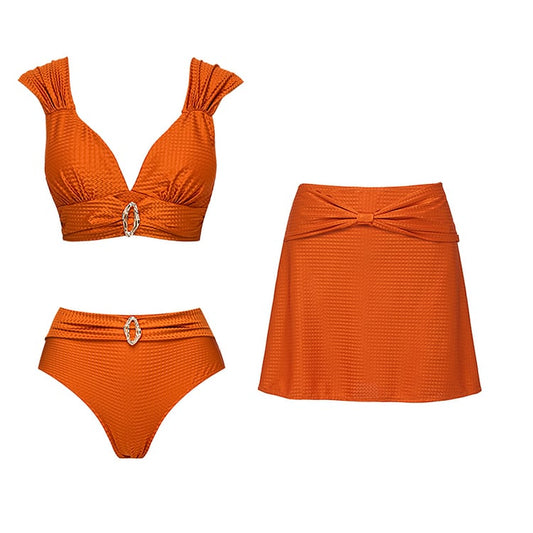 Printed Bikini Swimsuit Set