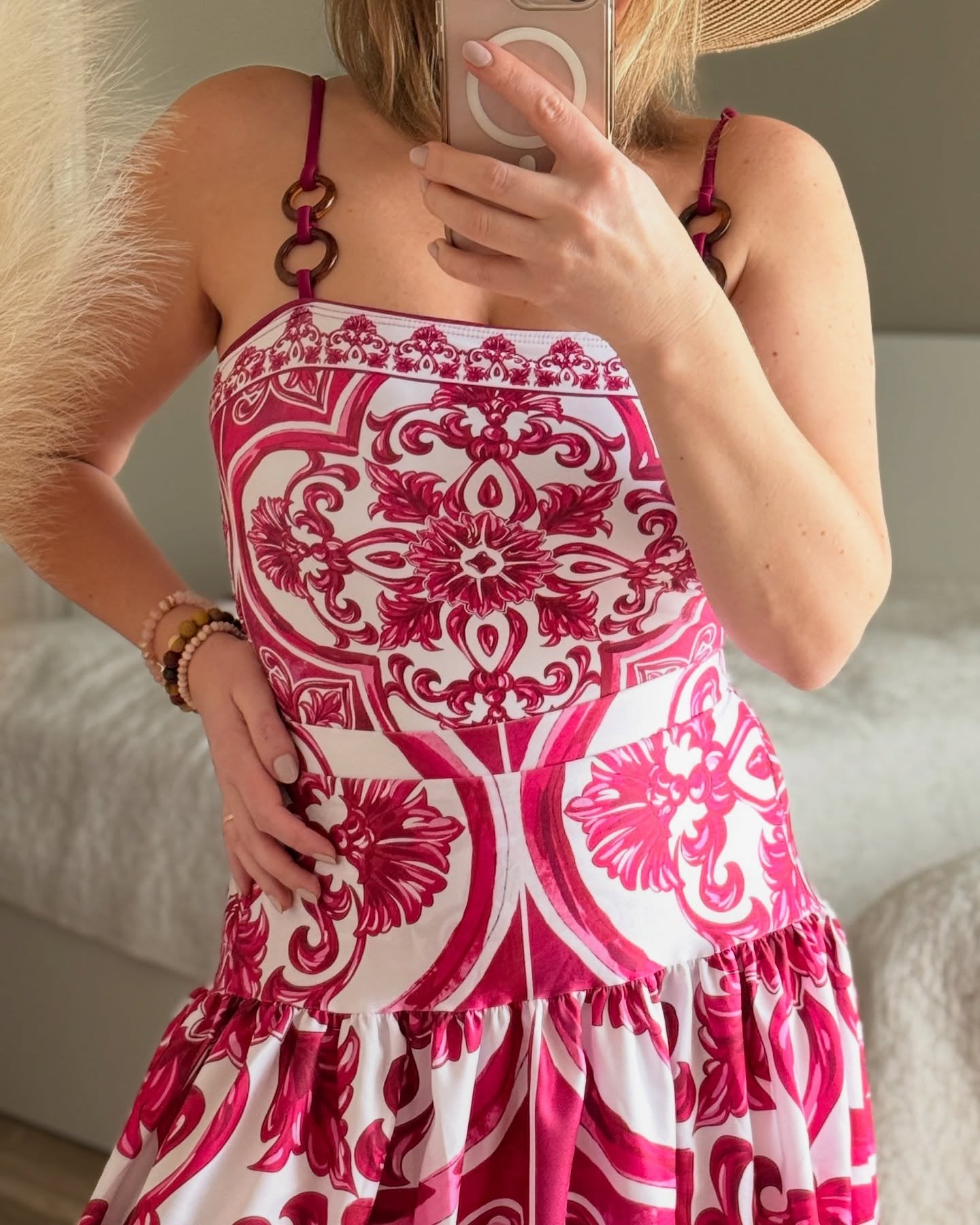 Sling Print Dressi Two Piece Swimsuit Set